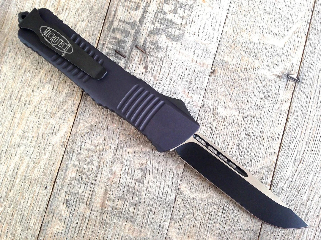 Microtech Combat Troodon Tactical S/E - Black Handle 143-1T 1 Microtech Combat Troodon Tactical S/E - Black Handle 143-1T