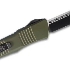 Microtech Combat Troodon Tanto OTF Auto Knife Green (3.8" Black) 144-1 OD All Knife Brands 6 Microtech Combat Troodon Tanto OTF Auto Knife Green (3.8