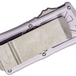 All Knife Brands Microtech Exocet - Grey Handle - Apocalyptic Blade 157-10APGY 9 All Knife Brands Microtech Exocet - Grey Handle - Apocalyptic Blade 157-10APGY