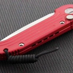 Microtech LUDT Automatic Knife Red (3.4" Black) 135-1RD All Knife Brands 5 Microtech LUDT Automatic Knife Red (3.4