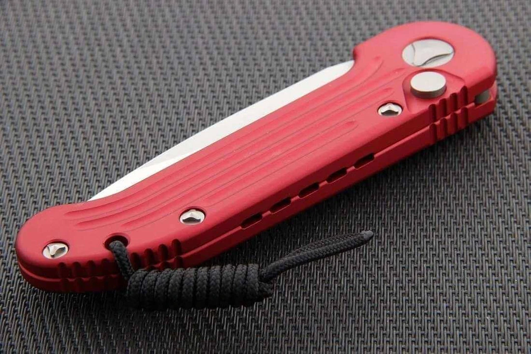 Microtech LUDT Automatic Knife Red (3.4" Black) 135-1RD All Knife Brands 3 Microtech LUDT Automatic Knife Red (3.4" Black) 135-1RD All Knife Brands
