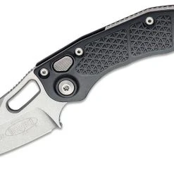 All Knife Brands Microtech Stitch 169-10 Auto Folding Knife 3.625" Stonewashed Blade
