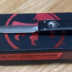 Microtech Ultratech D/E Blade Show 2021 Stonewash Knife 122-10BS21 5 Microtech Ultratech D/E Blade Show 2021 Stonewash Knife 122-10BS21