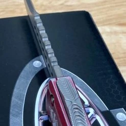 All Knife Brands Microtech Ultratech Hellhound Signature 119-10 - Distressed Red Knife 11 All Knife Brands Microtech Ultratech Hellhound Signature 119-10 - Distressed Red Knife