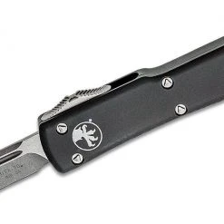 Microtech UTX-70 Mini AUTO OTF Knife 1.9" S/E Stonewashed, Black