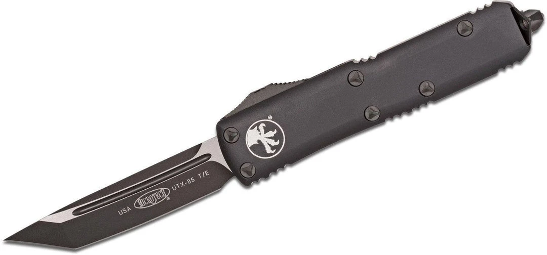 Microtech UTX-85 233-1T T/E Black Auto OTF Knife 1 Microtech UTX-85 233-1T T/E Black Auto OTF Knife