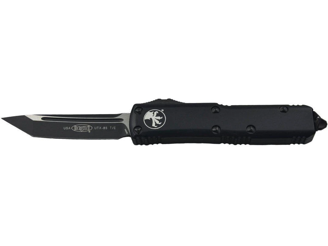 Microtech UTX-85 233-1T T/E Black Auto OTF Knife 2 Microtech UTX-85 233-1T T/E Black Auto OTF Knife