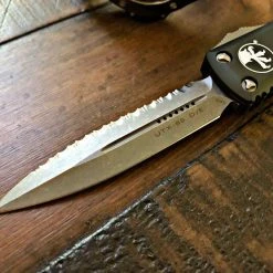 Microtech UTX-85 D/E 232-12APOD F/S Apocalyptic Blade OD Green Handle