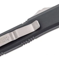 Microtech UTX-85 S/E Black Handle Stonewashed Blade 231-10 9 Microtech UTX-85 S/E Black Handle Stonewashed Blade 231-10