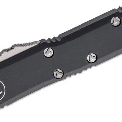 Microtech UTX-85 S/E Black Handle Stonewashed Blade 231-10 10 Microtech UTX-85 S/E Black Handle Stonewashed Blade 231-10