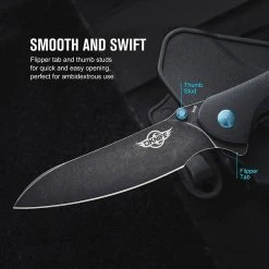 OLIGHT OKNIFE Drever N690 Tactical EDC Folding Pocket Knife - G10