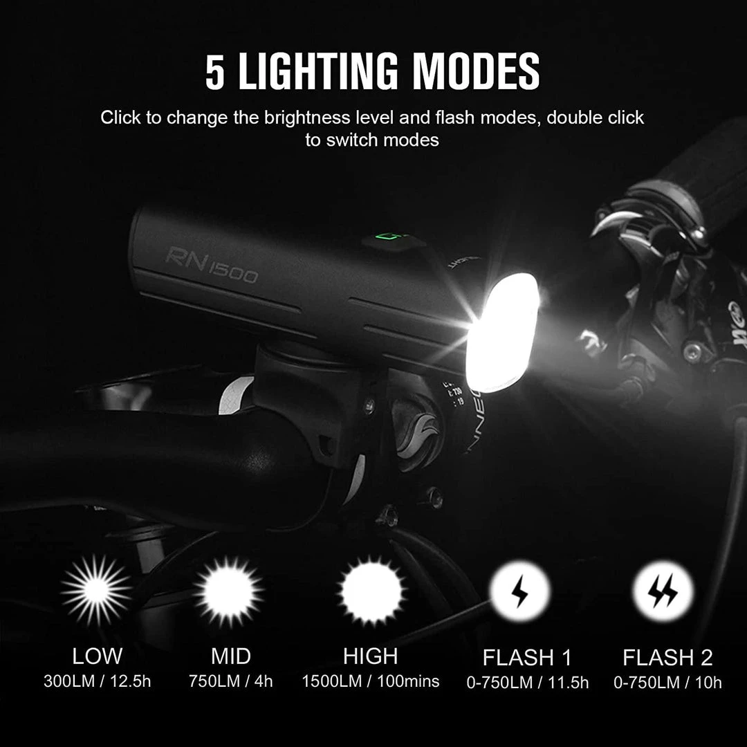 Olight RN 1500 Bike Light (1,500 Lumen) Flashlights & Lighting 4 Olight RN 1500 Bike Light (1,500 Lumen) Flashlights & Lighting