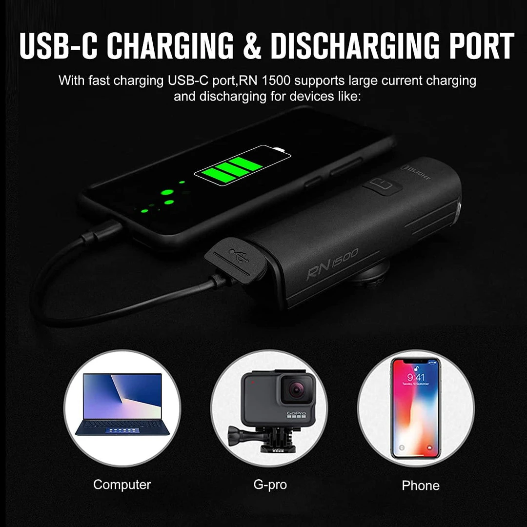 Olight RN 1500 Bike Light (1,500 Lumen) Flashlights & Lighting 8 Olight RN 1500 Bike Light (1,500 Lumen) Flashlights & Lighting