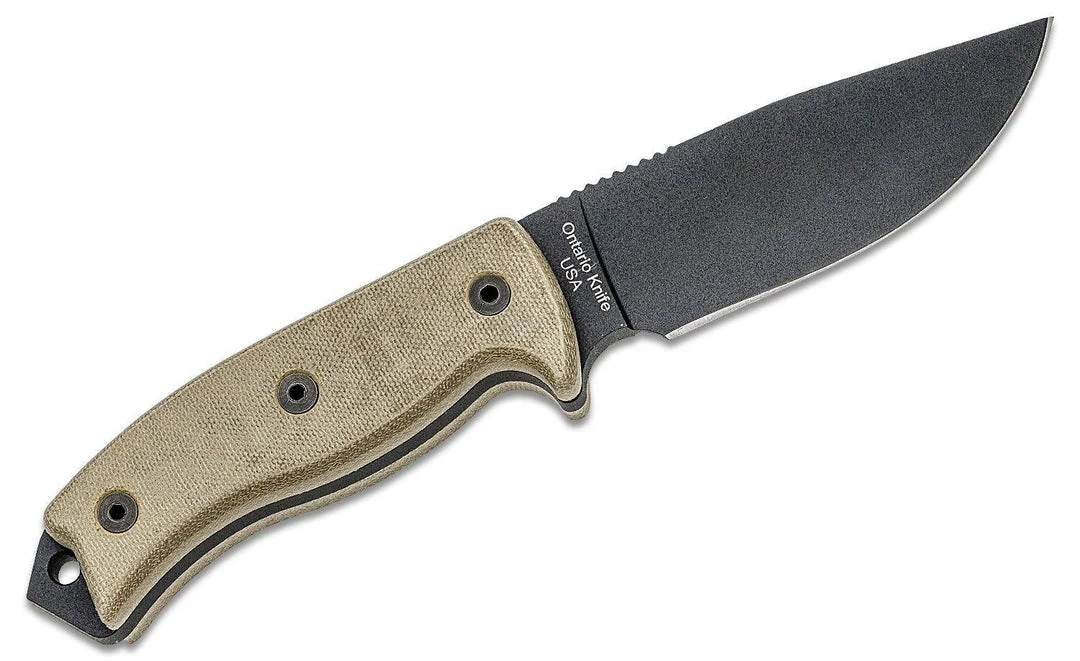 Ontario RAT-5 Survival Fixed Blade Knife 5.25" 1095 2 Ontario RAT-5 Survival Fixed Blade Knife 5.25" 1095