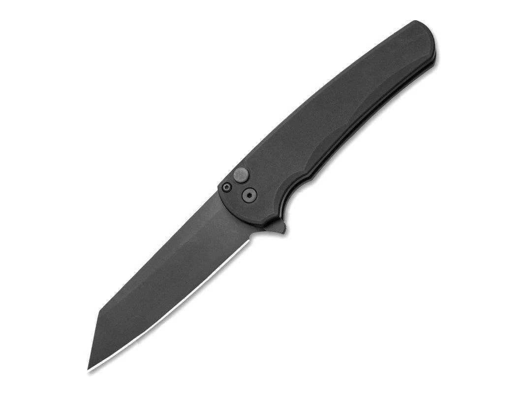 PROTECH KNIVES Pro-Tech Malibu Reverse Tanto Flipper Knife (3.3" DLC ) All Knife Brands 1 PROTECH KNIVES Pro-Tech Malibu Reverse Tanto Flipper Knife (3.3" DLC ) All Knife Brands