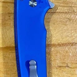 PROTECH KNIVES Pro-Tech Malibu Wharncliffe Plunge Lock Flipper Knife Blue (3.3" Stonewash) 9 PROTECH KNIVES Pro-Tech Malibu Wharncliffe Plunge Lock Flipper Knife Blue (3.3