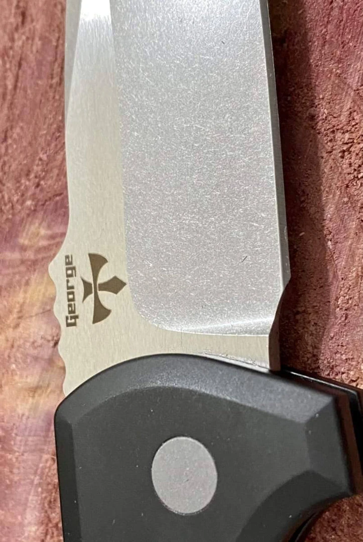 PROTECH KNIVES Pro-Tech Rockeye Auto Black Handle, Stonewash S35VN Blade LG301 3 PROTECH KNIVES Pro-Tech Rockeye Auto Black Handle, Stonewash S35VN Blade LG301