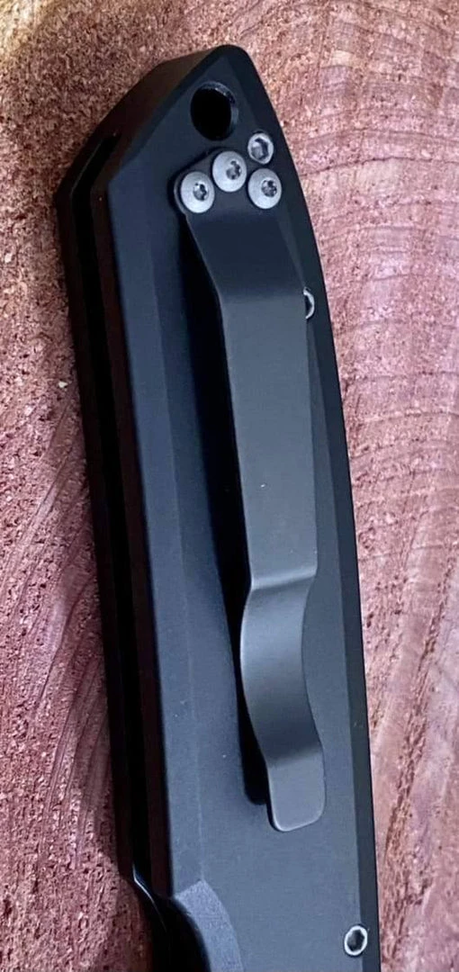 PROTECH KNIVES Pro-Tech Rockeye Auto Black Handle, Stonewash S35VN Blade LG301 5 PROTECH KNIVES Pro-Tech Rockeye Auto Black Handle, Stonewash S35VN Blade LG301