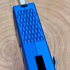 PROTECH KNIVES Pro-Tech Runt 5 Blue Handle Stonewash Wharncliffe 20-CV (R5101-Blue) All Knife Brands