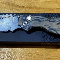PROTECH KNIVES Pro-Tech Strider SnG Custom Auto Camo G-10 Damascus Blade Pearl Button 2436-DAMASCUS All Knife Brands 11 PROTECH KNIVES Pro-Tech Strider SnG Custom Auto Camo G-10 Damascus Blade Pearl Button 2436-DAMASCUS All Knife Brands