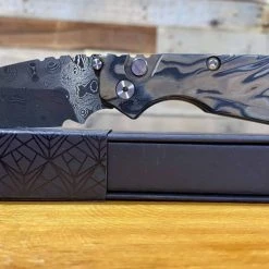 PROTECH KNIVES Pro-Tech Strider SnG Custom Auto Camo G-10 Damascus Blade Pearl Button 2436-DAMASCUS All Knife Brands 17 PROTECH KNIVES Pro-Tech Strider SnG Custom Auto Camo G-10 Damascus Blade Pearl Button 2436-DAMASCUS All Knife Brands