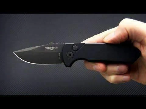 All Knife Brands Protech Knives Les George SBR Black DLC LG403 2 All Knife Brands Protech Knives Les George SBR Black DLC LG403