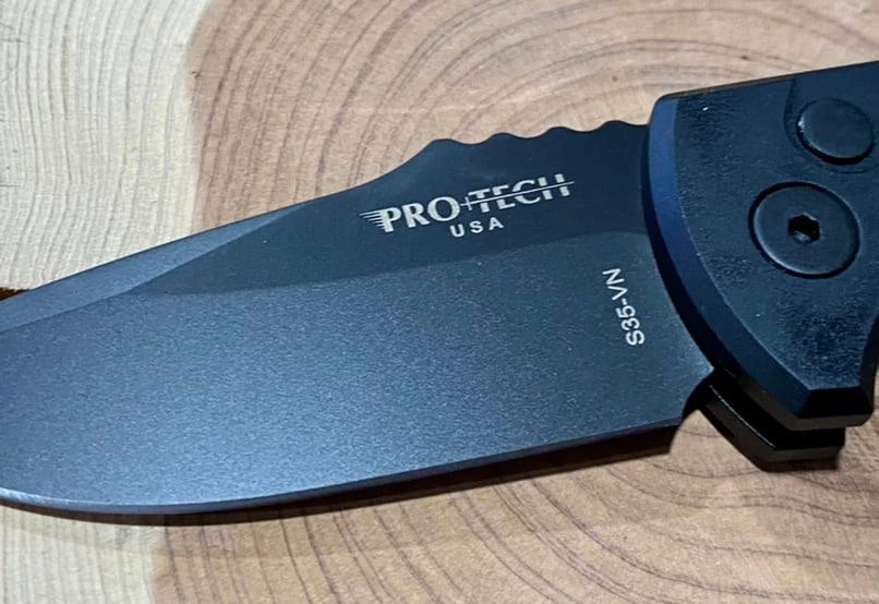 All Knife Brands Protech Knives Les George SBR Black DLC LG403 3 All Knife Brands Protech Knives Les George SBR Black DLC LG403