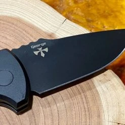 All Knife Brands Protech Knives Les George SBR Black DLC LG403 12 All Knife Brands Protech Knives Les George SBR Black DLC LG403