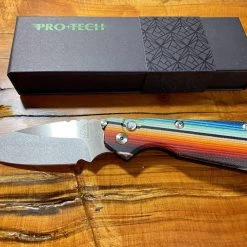 PROTECH KNIVES Protech Strider Custom SnG Auto Micarta Handle (Rare)
