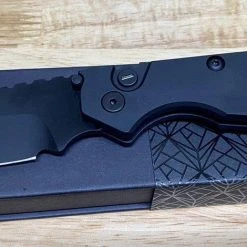 PROTECH KNIVES Protech Strider SnG Auto 2403-OP Operator Black W/Tritium Button All Knife Brands
