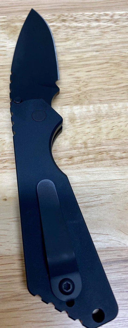 PROTECH KNIVES Protech Strider SnG Auto 2403-OP Operator Black W/Tritium Button All Knife Brands 7 PROTECH KNIVES Protech Strider SnG Auto 2403-OP Operator Black W/Tritium Button All Knife Brands