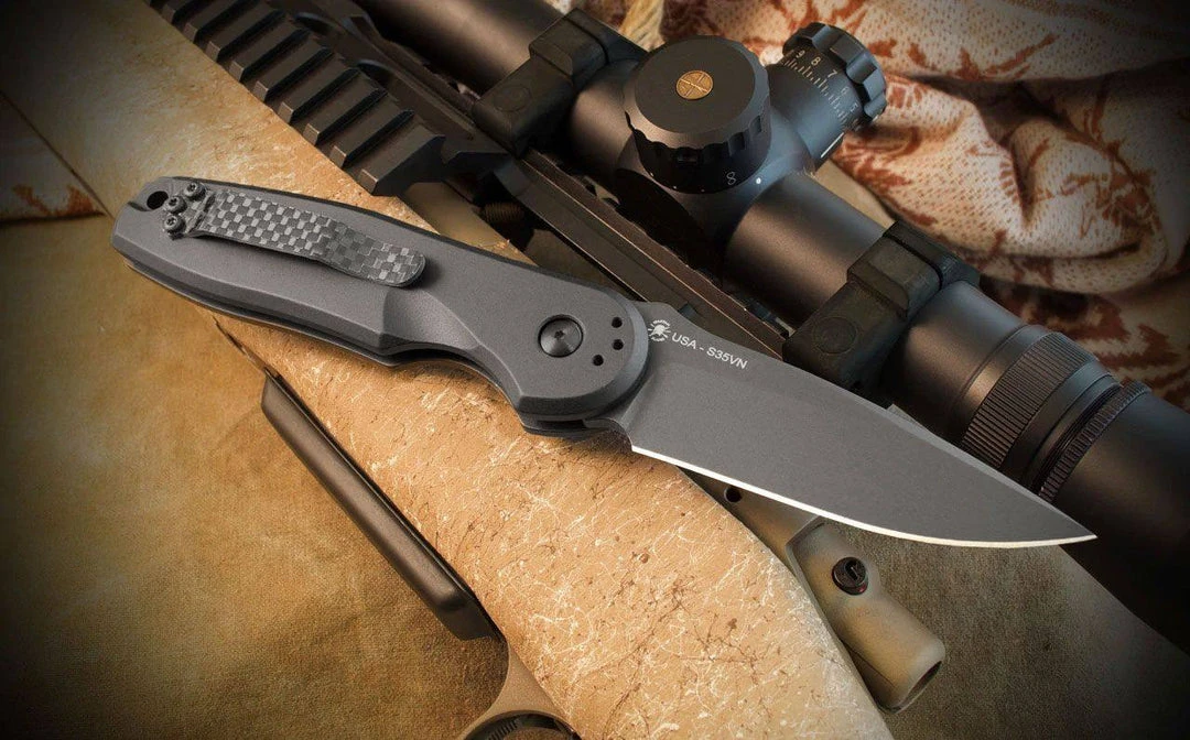 SPARTAN BLADES Spartan Zelos SF9BKBK Auto Folding Knife 3.25" S45VN Black PVD 5 SPARTAN BLADES Spartan Zelos SF9BKBK Auto Folding Knife 3.25" S45VN Black PVD