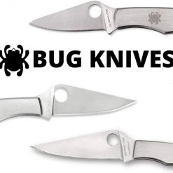 Spyderco Bug Non-Locking Knife Stainless Steel - PlainEdge Spyderco Knives