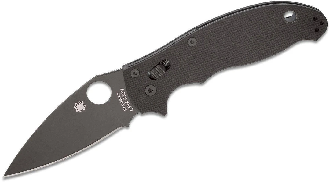 Spyderco C101GPBBK2 Manix 2 Knife Tactical (3.375" Black) Spyderco Knives 1 Spyderco C101GPBBK2 Manix 2 Knife Tactical (3.375" Black) Spyderco Knives