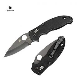 Spyderco C101GPBBK2 Manix 2 Knife Tactical (3.375" Black) Spyderco Knives 10 Spyderco C101GPBBK2 Manix 2 Knife Tactical (3.375
