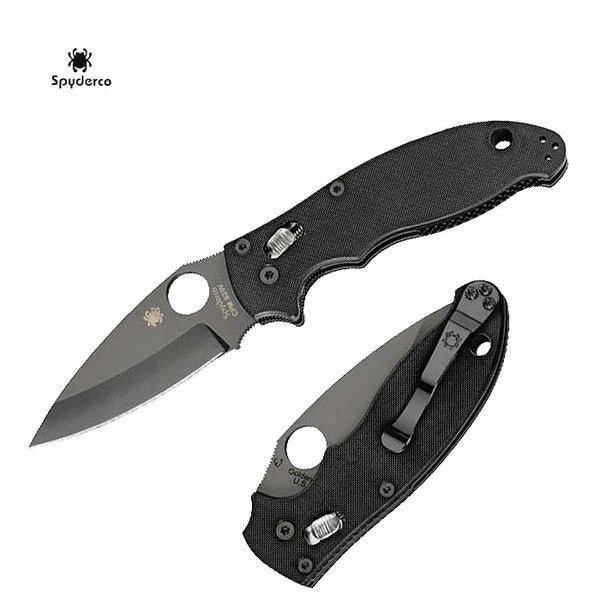 Spyderco C101GPBBK2 Manix 2 Knife Tactical (3.375" Black) Spyderco Knives 5 Spyderco C101GPBBK2 Manix 2 Knife Tactical (3.375" Black) Spyderco Knives