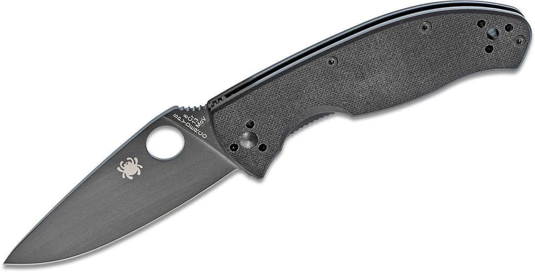 Spyderco C122GBBKP Tenacious Folding Knife 3.38" Black Spyderco Knives 1 Spyderco C122GBBKP Tenacious Folding Knife 3.38" Black Spyderco Knives