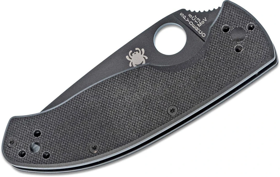 Spyderco C122GBBKP Tenacious Folding Knife 3.38" Black Spyderco Knives 3 Spyderco C122GBBKP Tenacious Folding Knife 3.38" Black Spyderco Knives