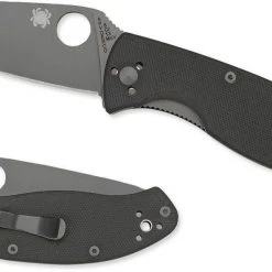 Spyderco C122GBBKP Tenacious Folding Knife 3.38" Black Spyderco Knives 10 Spyderco C122GBBKP Tenacious Folding Knife 3.38