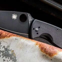 Spyderco C122GBBKP Tenacious Folding Knife 3.38" Black Spyderco Knives 11 Spyderco C122GBBKP Tenacious Folding Knife 3.38