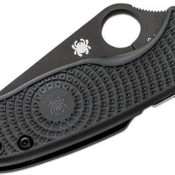 Spyderco Knives Spyderco C223PBBK Para 3 Lightweight Folding Knife 2.92