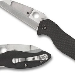 Spyderco C248CFP Kelly McCann Canis Folding Knife 3.36