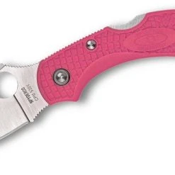 Spyderco Dragonfly 2 Pink Heals Lightweight Knife Pink (2.3" Satin)
