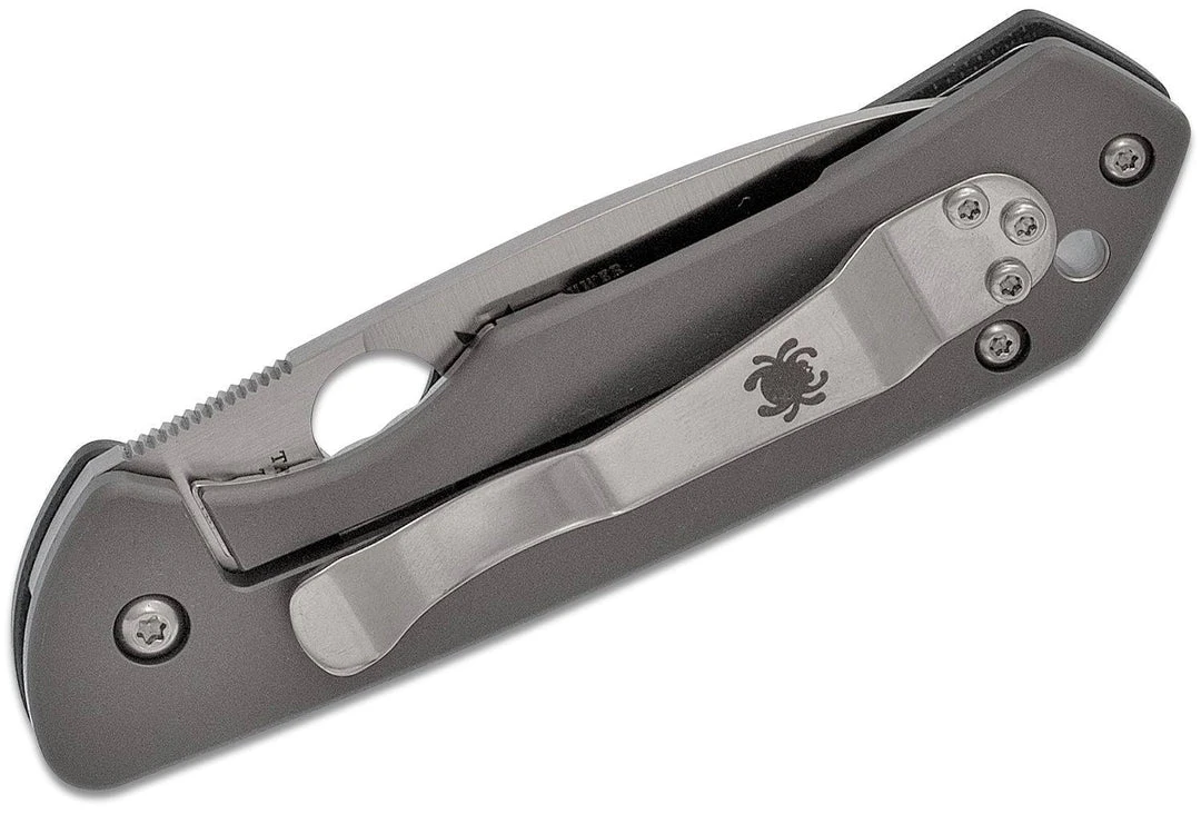 Spyderco Jerry Brouwer Knife 2.77" S30V Satin Blade G10 - Ti Handles 4 Spyderco Jerry Brouwer Knife 2.77" S30V Satin Blade G10 - Ti Handles