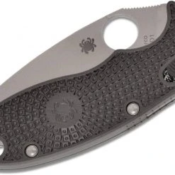 Spyderco Manix 2 Knife Plain Blade Black Handles Spyderco Knives