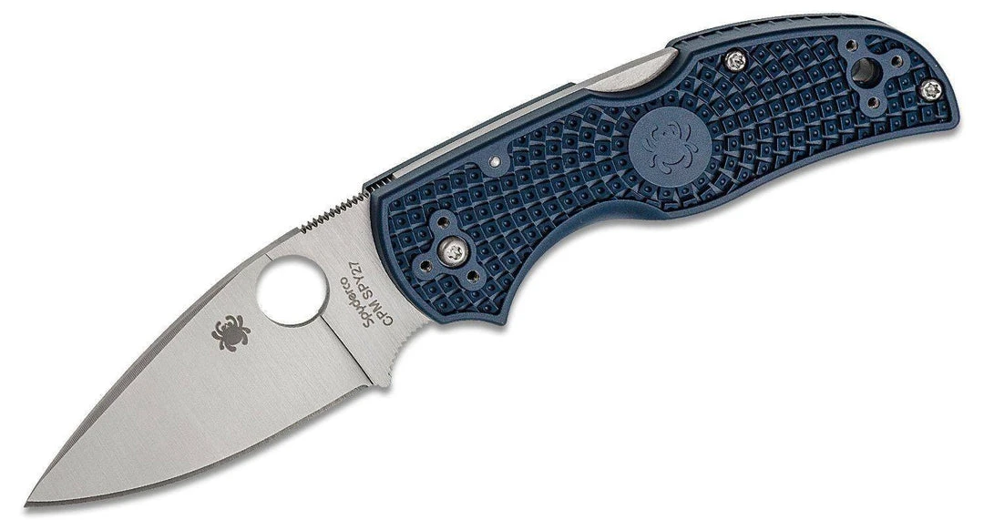 Spyderco Knives Spyderco Native 5 Lightweight Knife 2.95" CPM-SPY27 Satin Plain Blade, Cobalt Blue Handles 1 Spyderco Knives Spyderco Native 5 Lightweight Knife 2.95" CPM-SPY27 Satin Plain Blade, Cobalt Blue Handles
