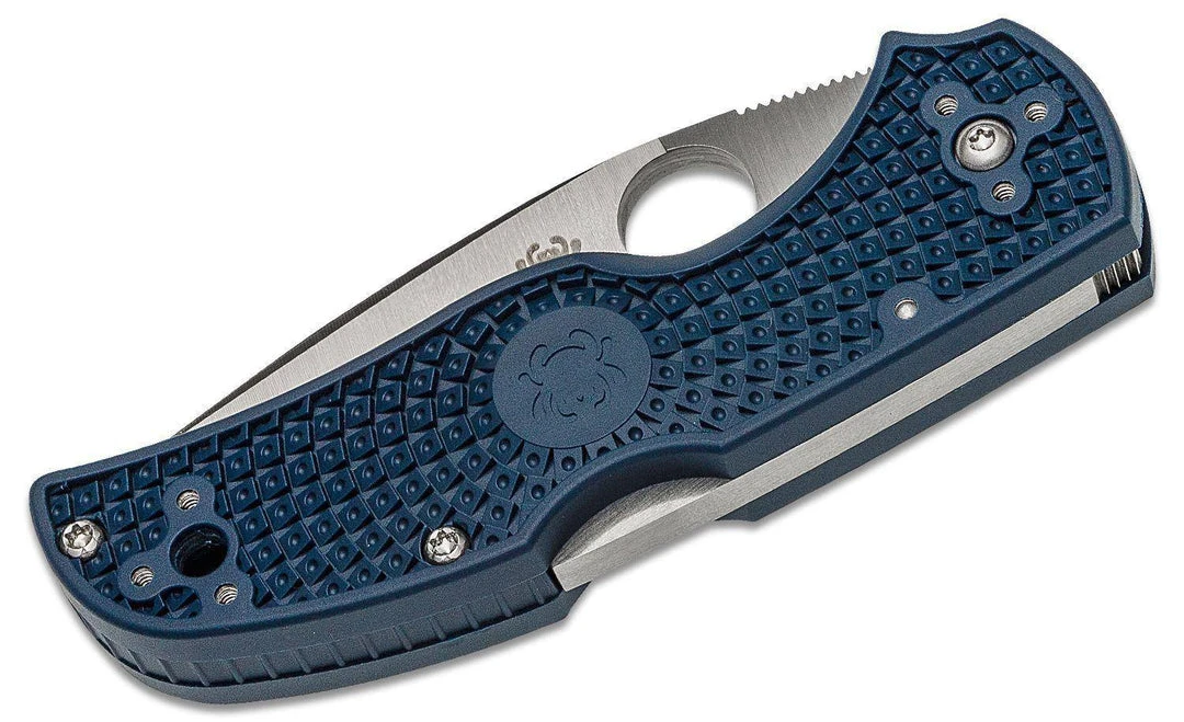 Spyderco Knives Spyderco Native 5 Lightweight Knife 2.95" CPM-SPY27 Satin Plain Blade, Cobalt Blue Handles 4 Spyderco Knives Spyderco Native 5 Lightweight Knife 2.95" CPM-SPY27 Satin Plain Blade, Cobalt Blue Handles