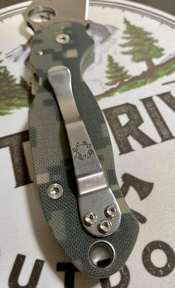 Spyderco Knives Spyderco Para 3 CPM-S45VN Knife Digi Camo G-10 (3" Satin) 7 Spyderco Knives Spyderco Para 3 CPM-S45VN Knife Digi Camo G-10 (3" Satin)