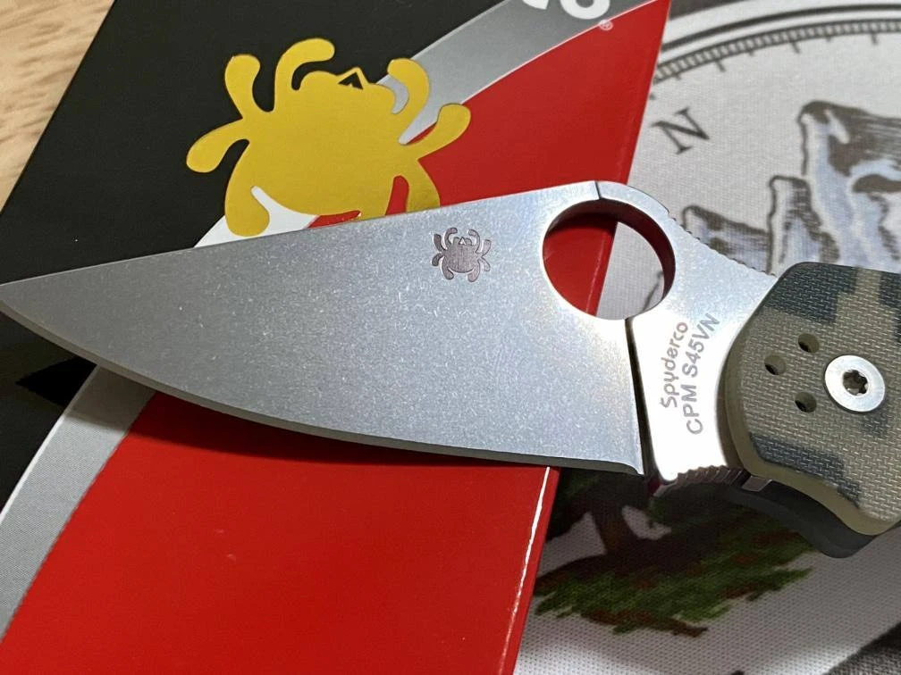 Spyderco Knives Spyderco Para 3 CPM-S45VN Knife Digi Camo G-10 (3" Satin) 9 Spyderco Knives Spyderco Para 3 CPM-S45VN Knife Digi Camo G-10 (3" Satin)