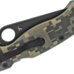 Spyderco Knives Spyderco Paramilitary 2 Knife S30V Digital Camo Handles - C81GPCMOBK2